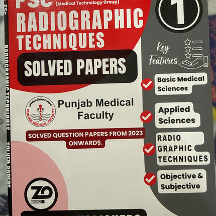 FSC Radiographic techniques Part 1 Solved paper  PMF