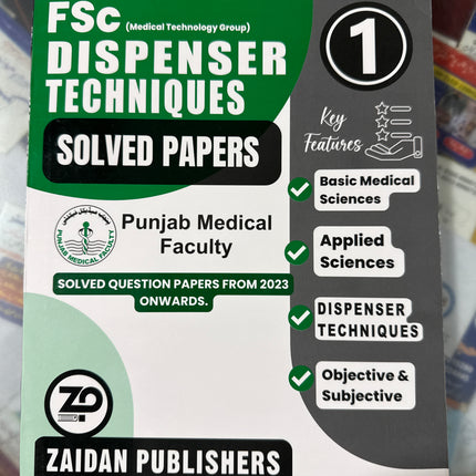 FSC Dispenser technique Part 1 Solved papers