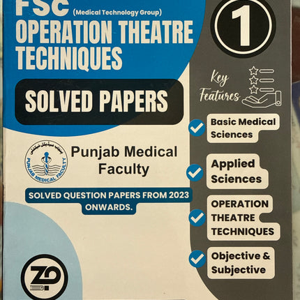 FSE operation Theatre technique part 1 Solved paper PMF