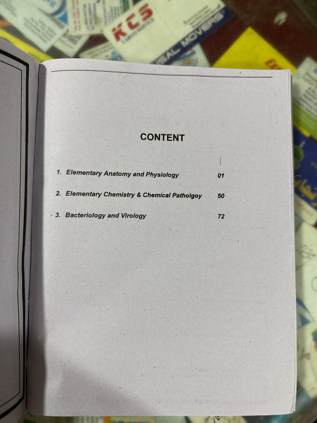 FSC Medical Laboratory technician part 1 Solved Papers